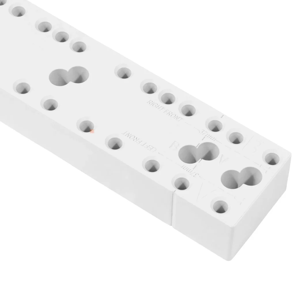 Listwa Dystans do prowadnic szuflad 25mm - biały