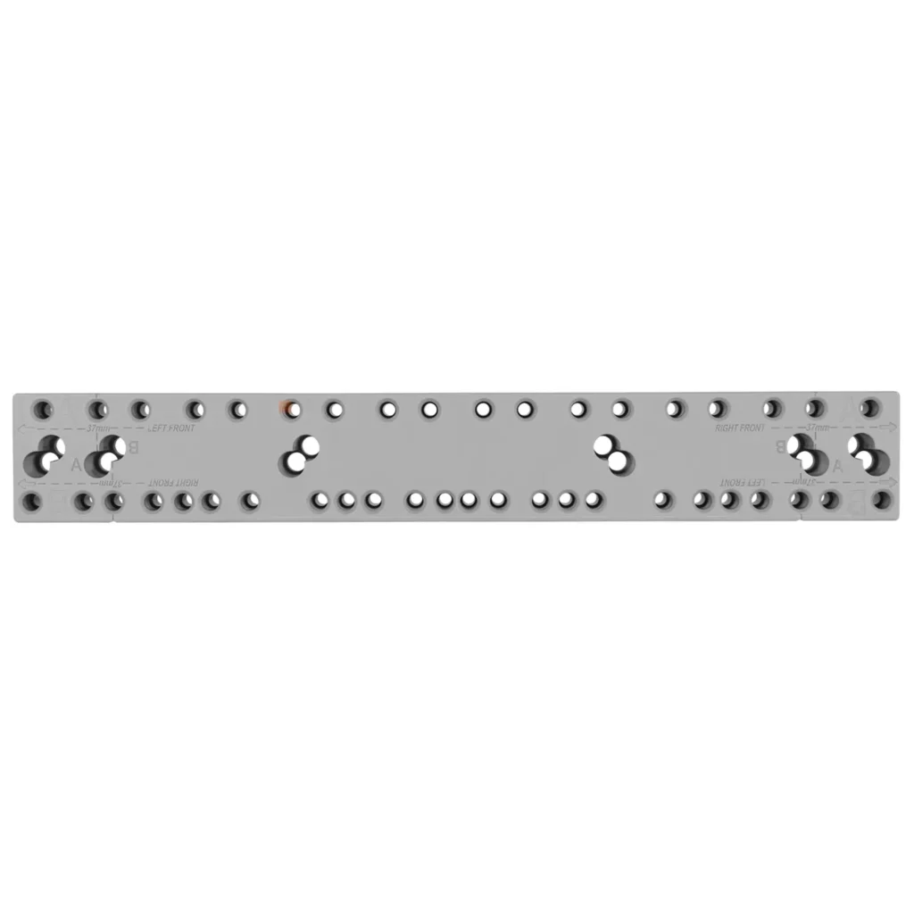 Listwa Dystans do prowadnic szuflad 25mm - szary
