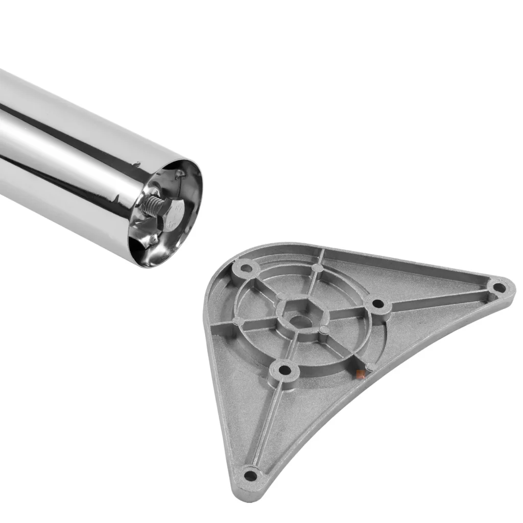 Noga meblowa do stołu H-710 fi 60mm Chrom