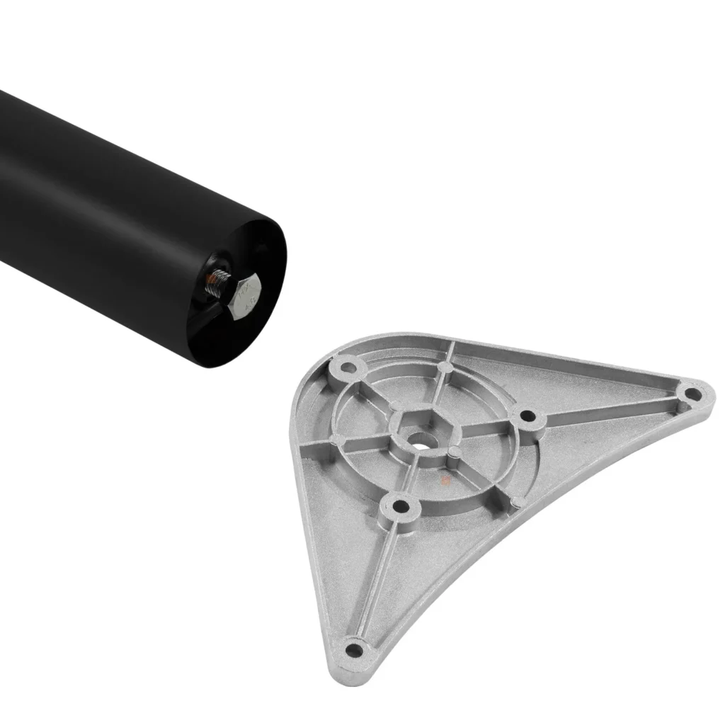 Noga meblowa do stołu H-710 fi 60mm Czarna