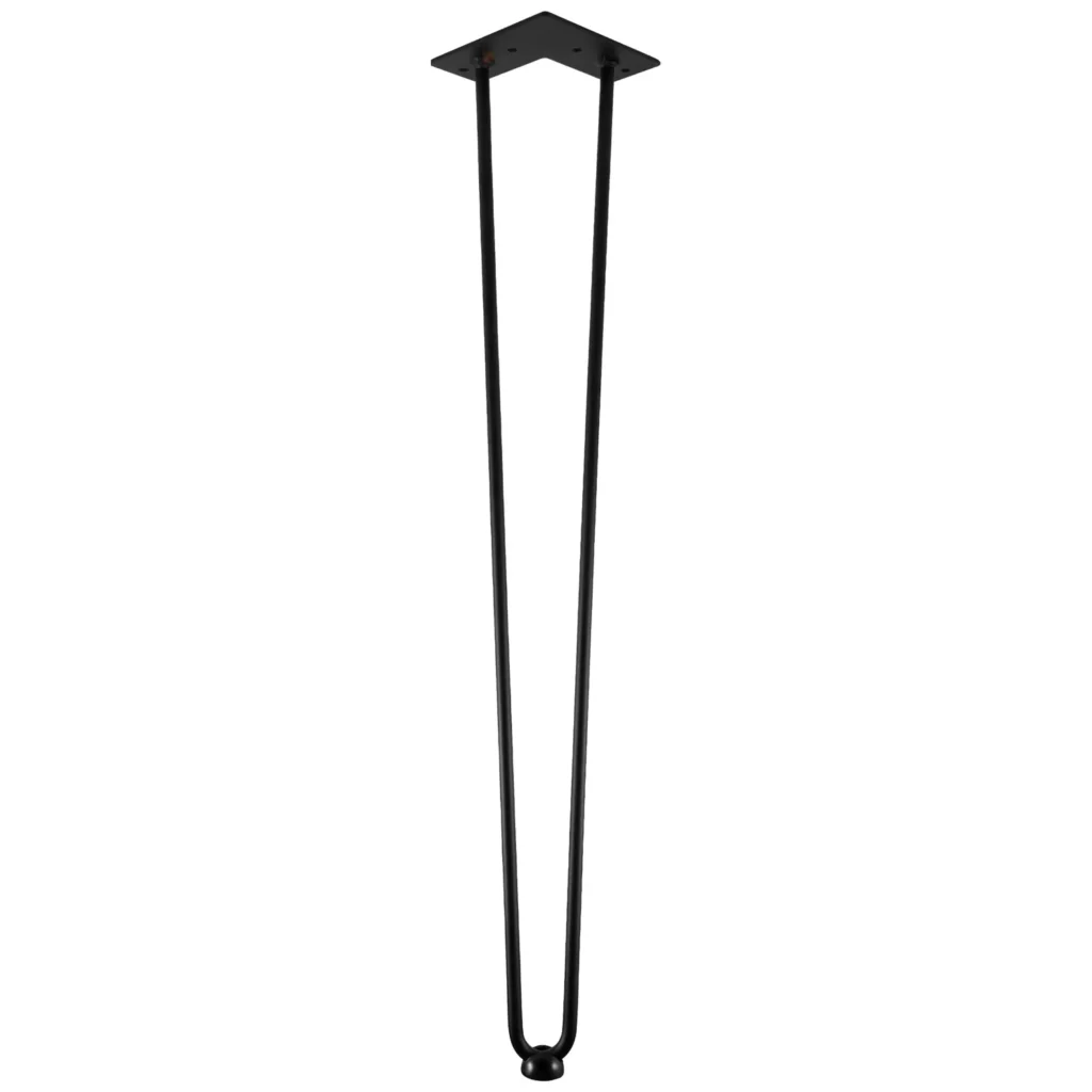 Noga meblowa hairpin Arto do stołu H-711 2 pręty fi 10mm GTV