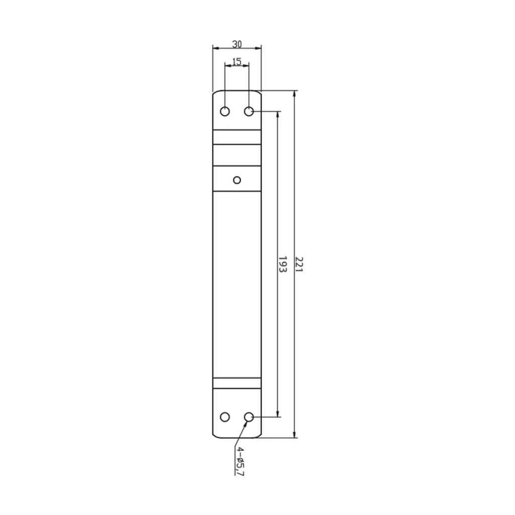 Noga Nóżka meblowa DN-725 h-110 Chrom