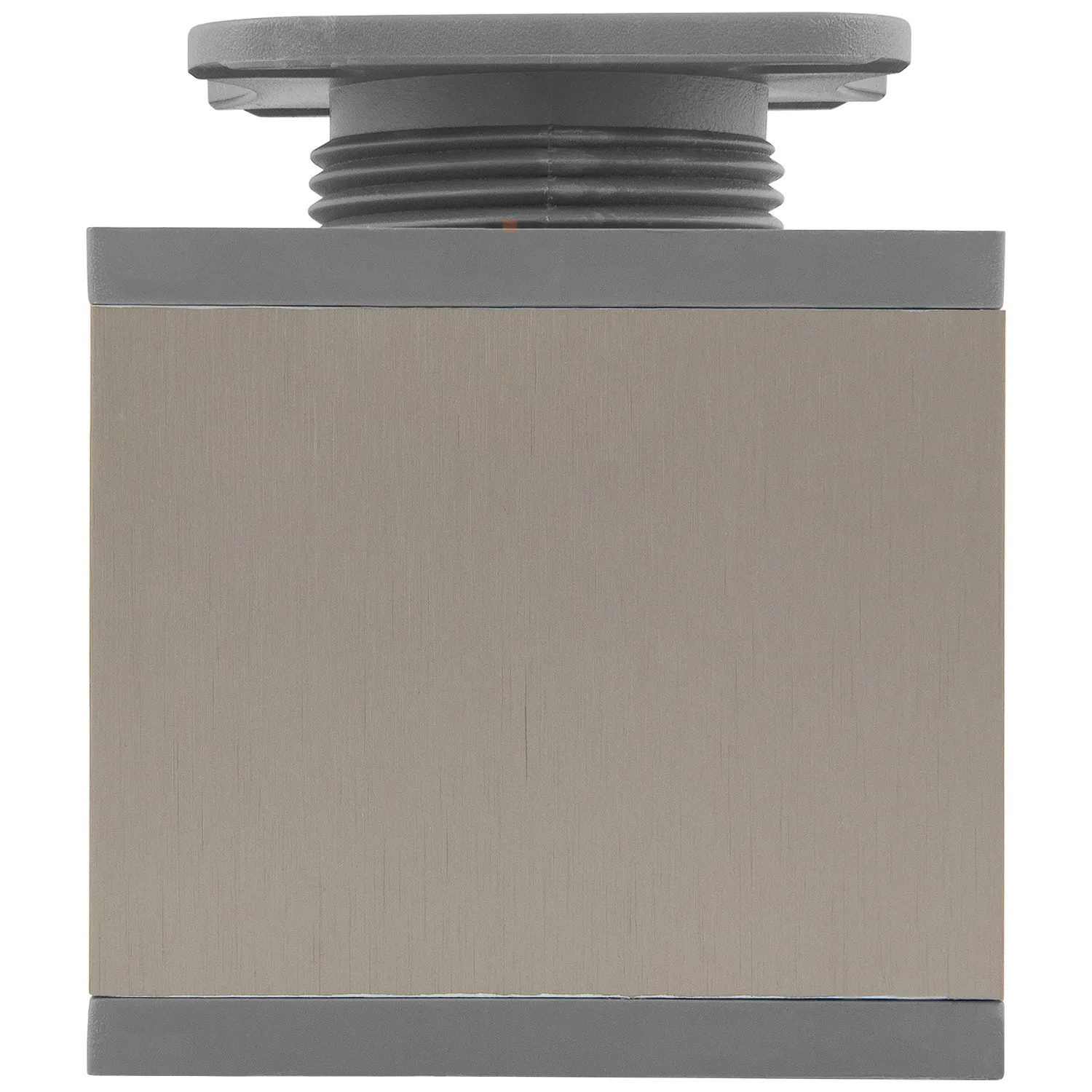 Nóżka meblowa kwadratowa regulowana 60×60 h-60 aluminiowa Inox