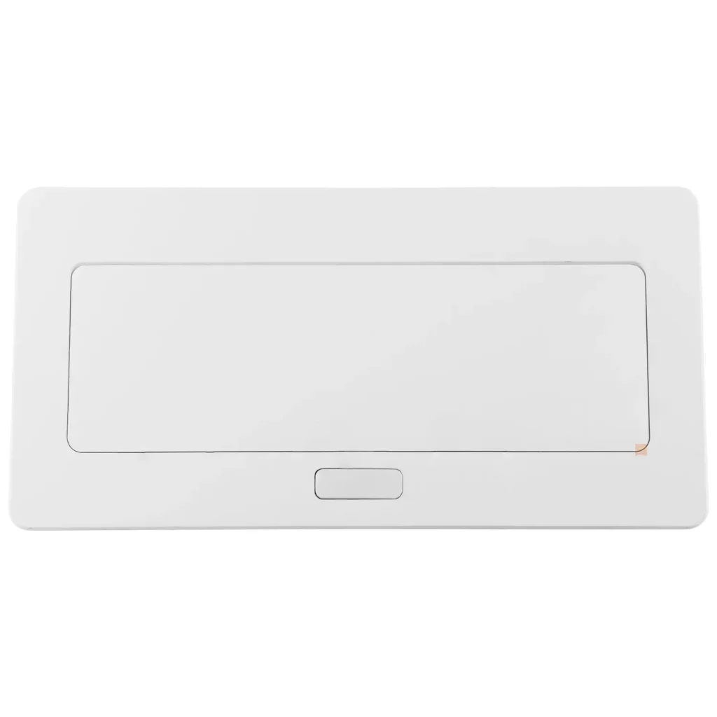 Gniazdo wpuszczane chowane w blat SOFTBOX z USB Białe GTV
