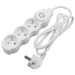 Przedłużacz listwa zasilająca 3 gniazda z wyłącznikiem Bemko