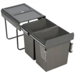 Segregator na śmieci podwójny 400 Cichy Domyk CLG-602N AMIX