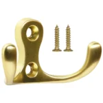 Wieszak meblowy niski na ubrania W005 Złoty Szczotkowany