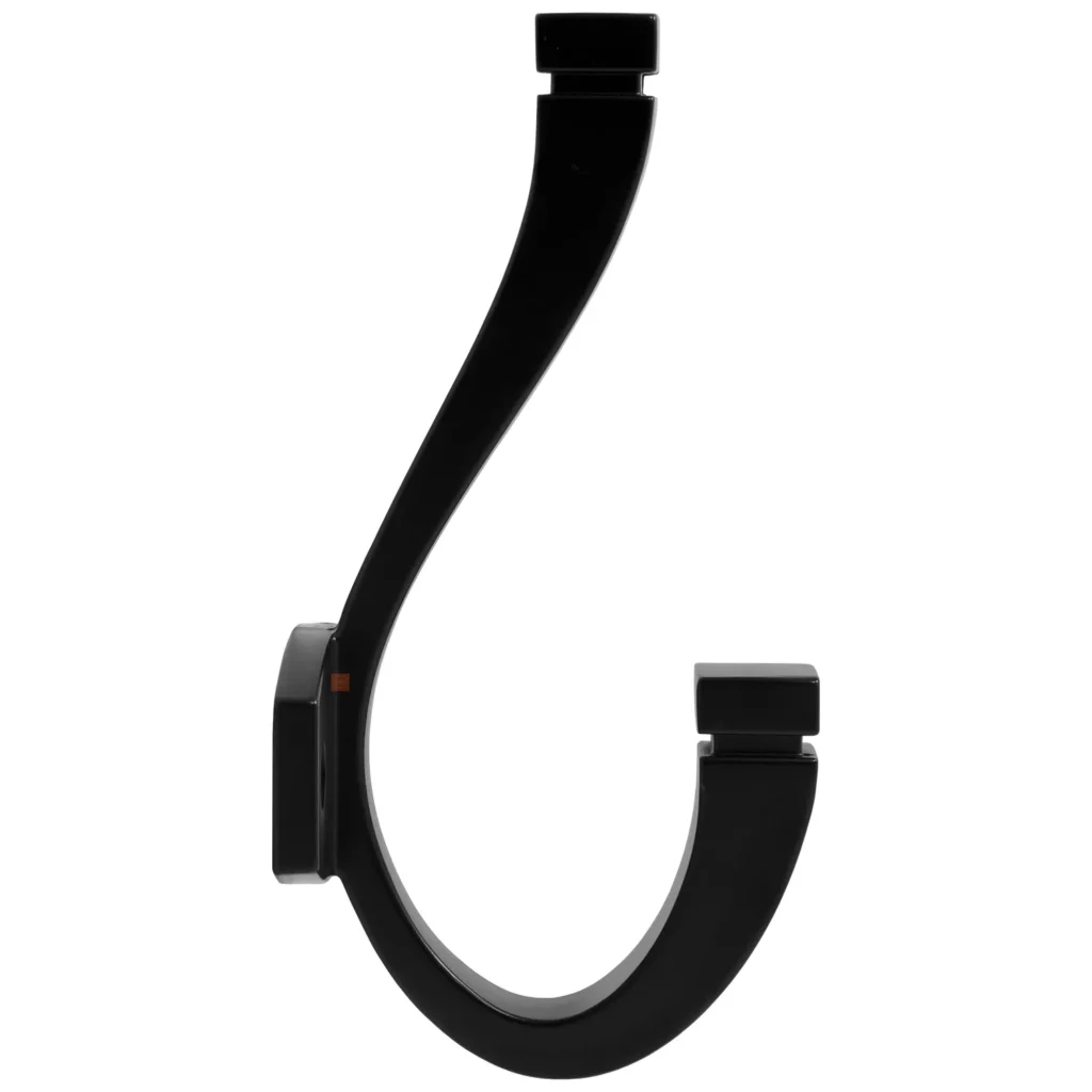 Wieszak meblowy wysoki na ubrania W022 Czarny
