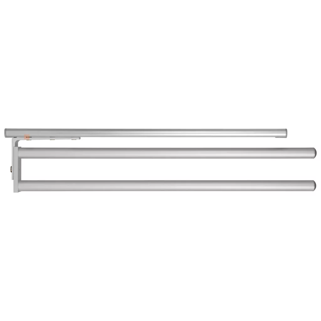Wysuwany wieszak na ręczniki 2 ramiona 440mm mat Emuca
