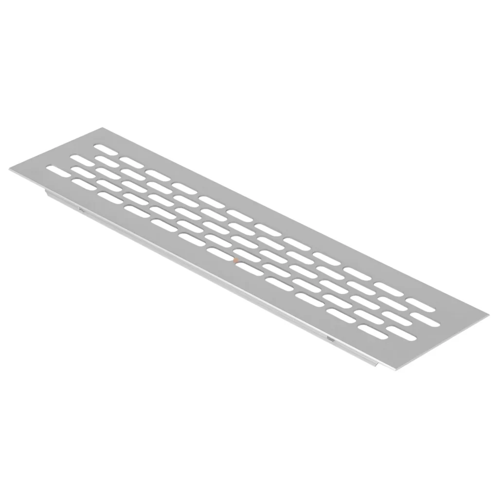 Kratka wentylacyjna pod lodówkę 60×245 Aluminium LEBA