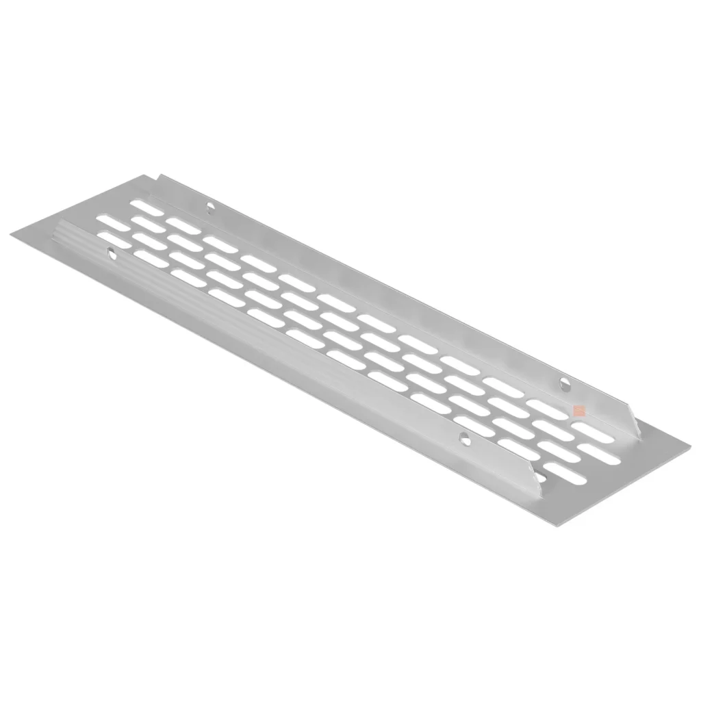 Kratka wentylacyjna pod lodówkę 60×245 Aluminium LEBA