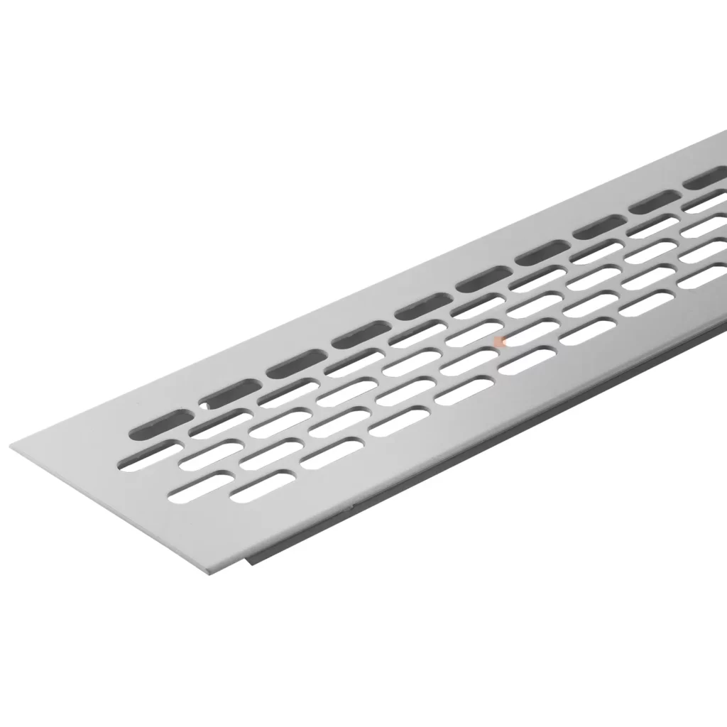 Kratka wentylacyjna pod lodówkę 60×245 Aluminium LEBA
