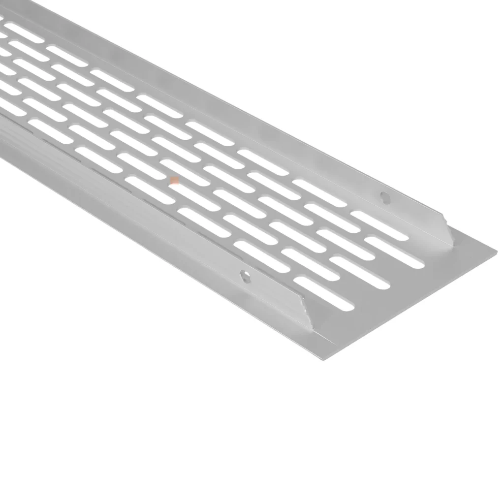 Kratka wentylacyjna pod lodówkę 60×245 Aluminium LEBA