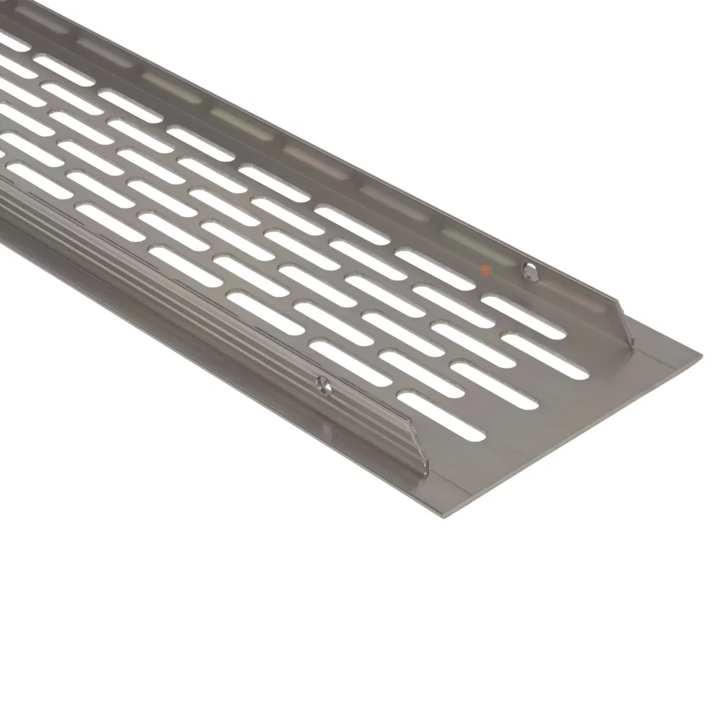 Kratka wentylacyjna pod lodówkę 60×480 Inox LEBA