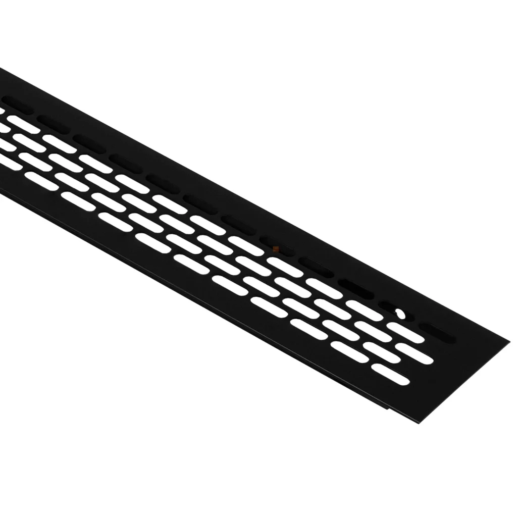 Kratka wentylacyjna pod lodówkę 60×800 Czarna LEBA