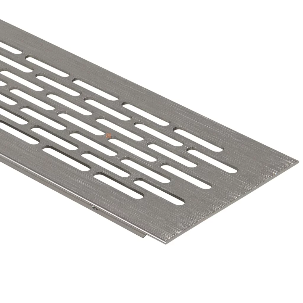 Kratka wentylacyjna pod lodówkę 80×480 Inox LEBA
