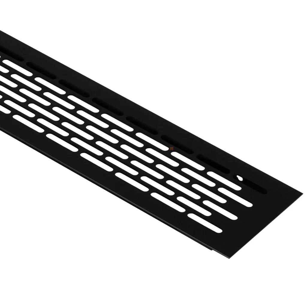 Kratka wentylacyjna pod lodówkę 80×800 Czarna LEBA