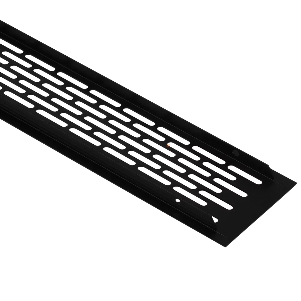 Kratka wentylacyjna pod lodówkę 80×800 Czarna LEBA