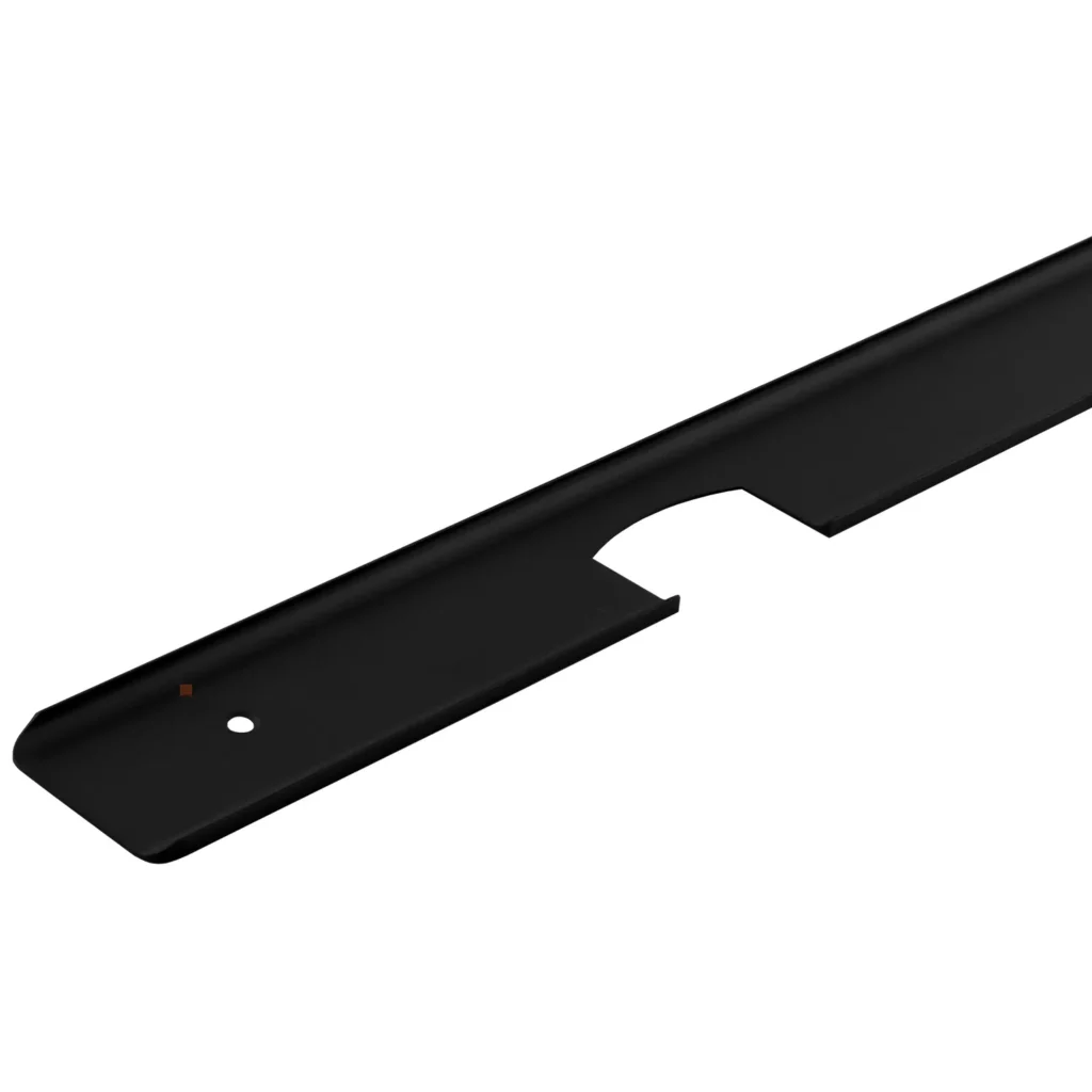 Listwa kątowa do blatu kuchennego 38mm Czarna LEBA