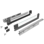 Szuflada VERTEX GLASS Niska Emuca antracyt