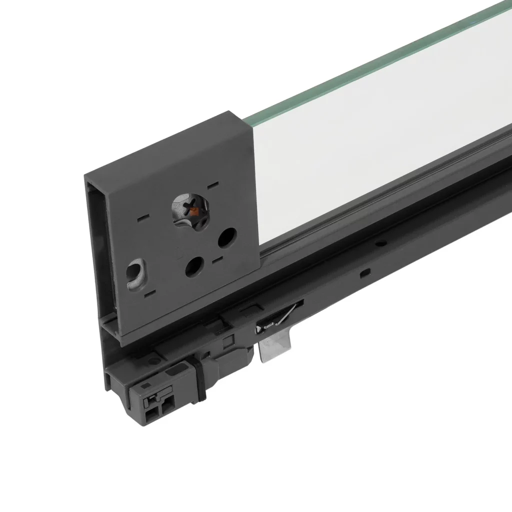 Szuflada VERTEX GLASS Niska Emuca antracyt