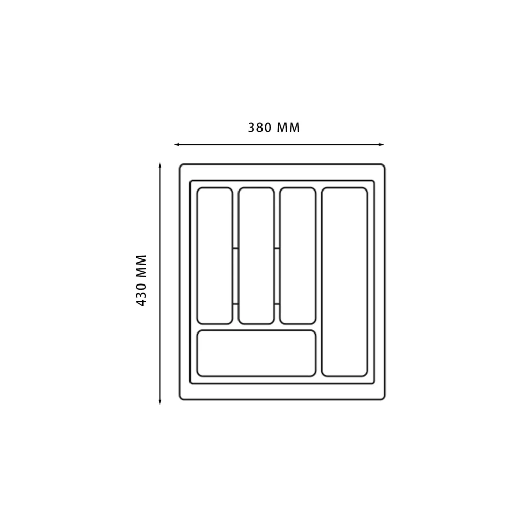 Wkład na sztućce do szuflady Organizer STANDARD 45