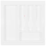 Wkład na sztućce do szuflady Organizer STANDARD 50 Biały