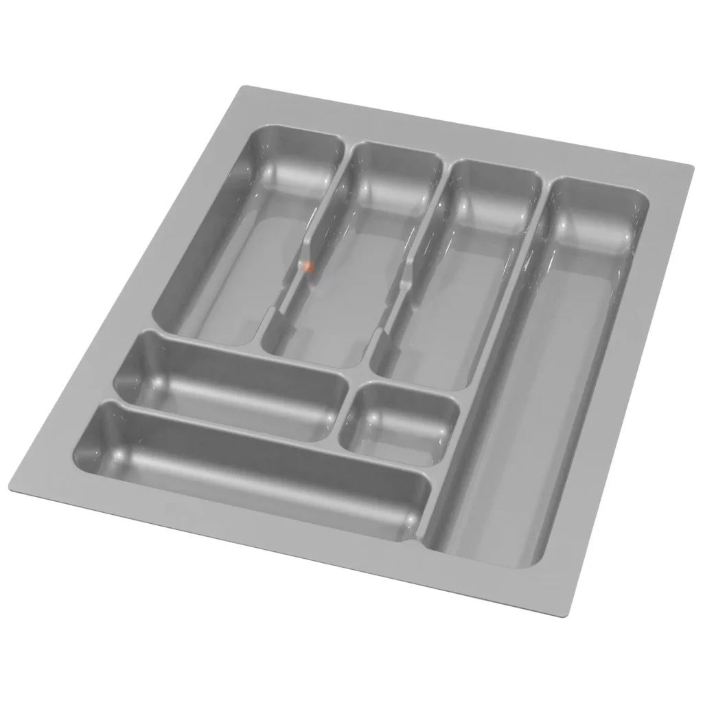Wkład na sztućce do szuflady Organizer COMFORT 45 Szary