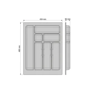 Wkład na sztućce do szuflady Organizer COMFORT 50