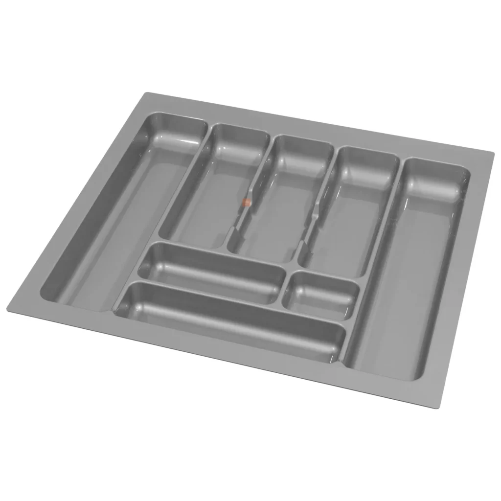 Wkład na sztućce do szuflady Organizer COMFORT 60 Szary