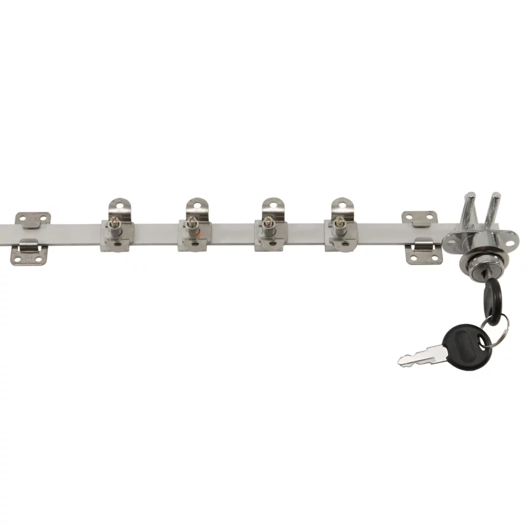 Zamek meblowy centralny do szuflad fi 19mm L-1200 LEBA