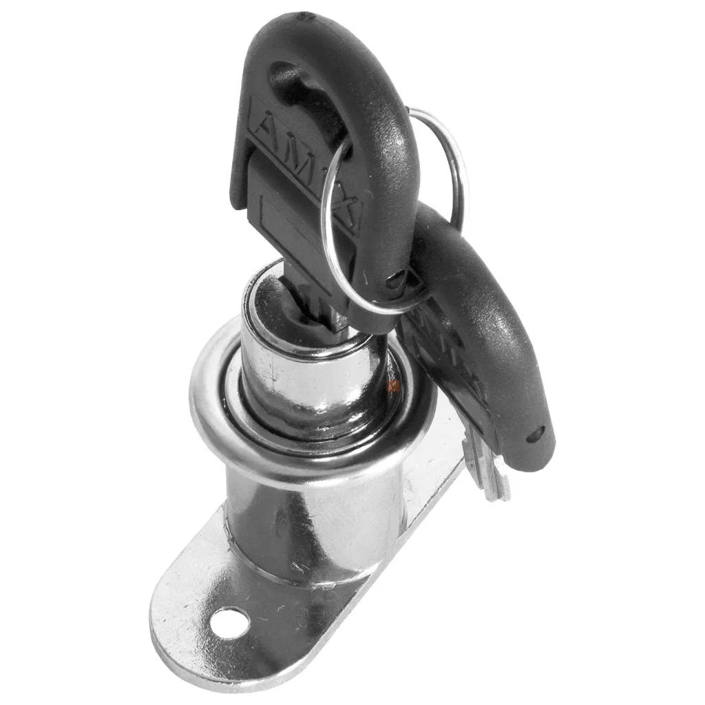 Zamek meblowy bolcowy Z-105 do szaf przesuwnych AMIX