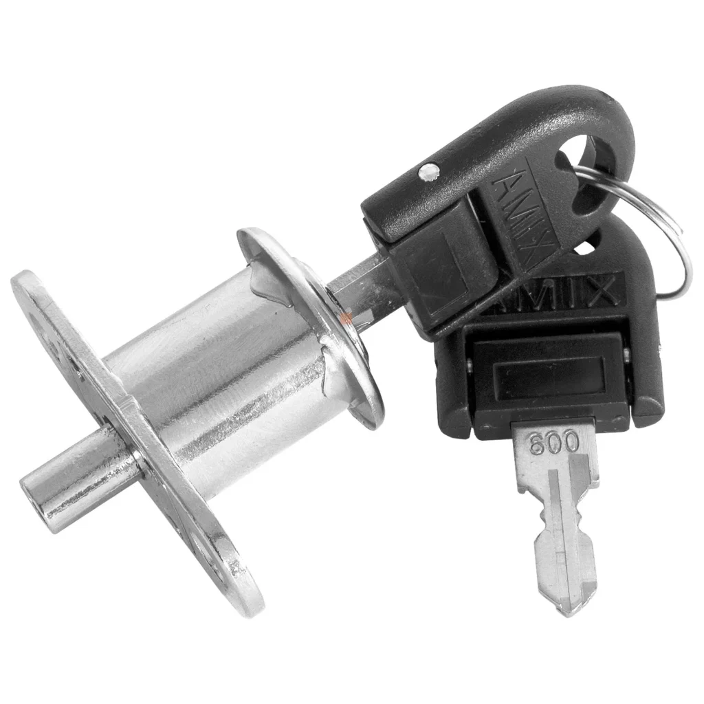 Zamek meblowy bolcowy Z-105 do szaf przesuwnych AMIX