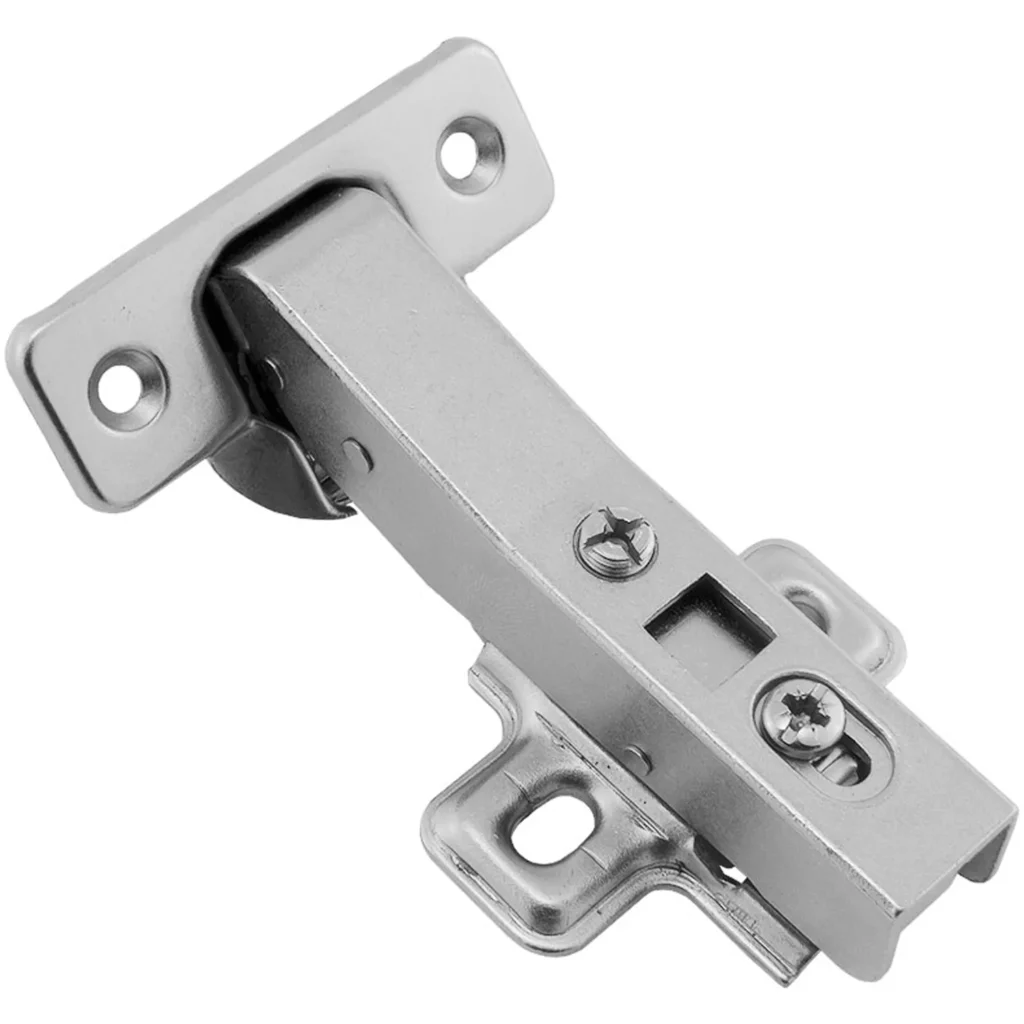 Zawias meblowy Hydrauliczny Kątowy 45° AGV + Prowadnik H-0 CLIP-ON AMIX