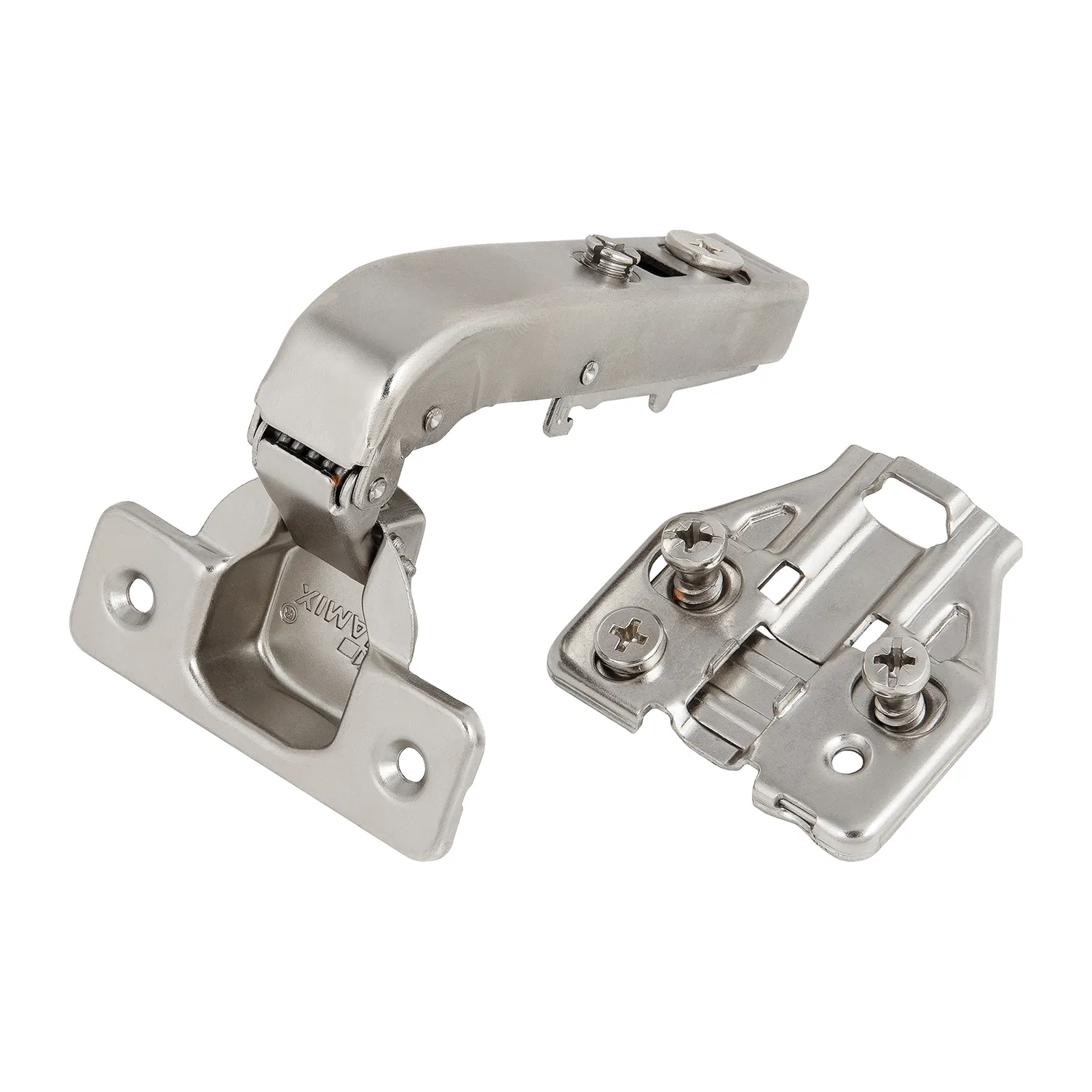 Zawias meblowy Hydrauliczny równoległy AGV + Prowadnik H-0 CLIP-ON AMIX