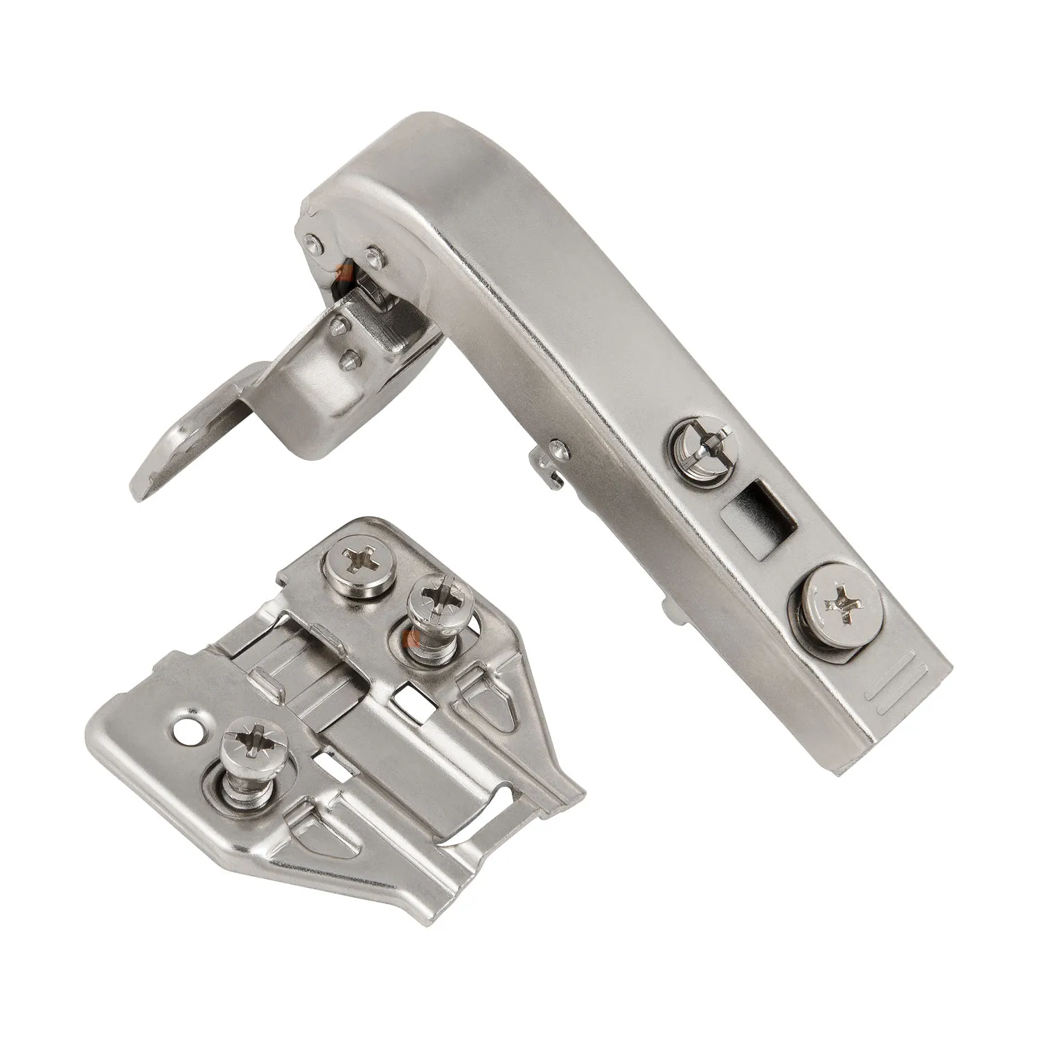 Zawias meblowy Hydrauliczny równoległy AGV + Prowadnik H-0 CLIP-ON AMIX