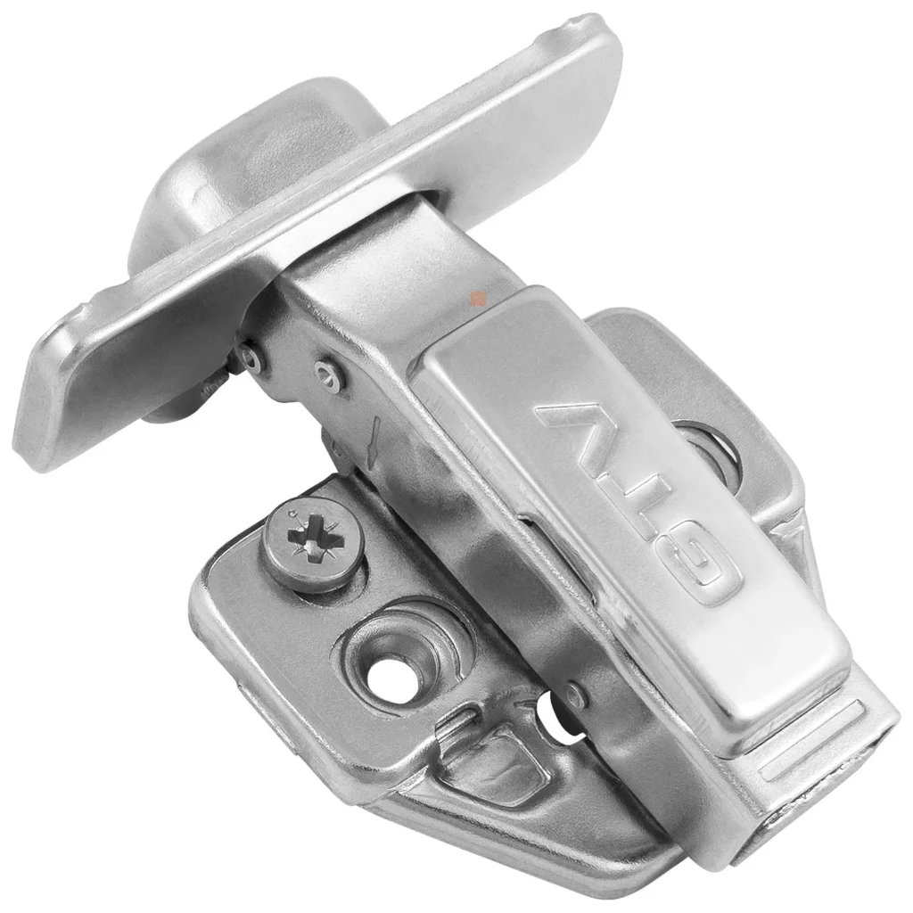 Zawias meblowy nakładany CNHC cichy domyk + Prowadnik H-0 3D GTV