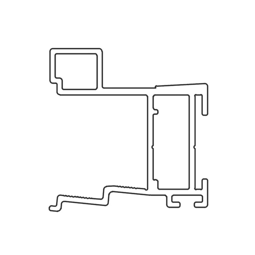 Profil aluminiowy Rączka COTE 18/4mm L-270 Aluminium