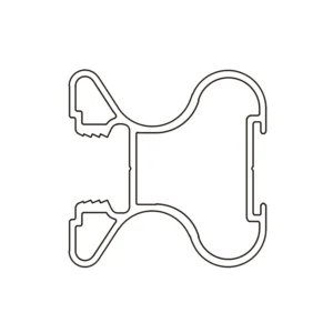 Profil aluminiowy Rączka FALDA 10/4mm L-270 Szampan