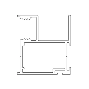 Profil aluminiowy Rączka FLAT LINE 10/4mm L-270 Biały