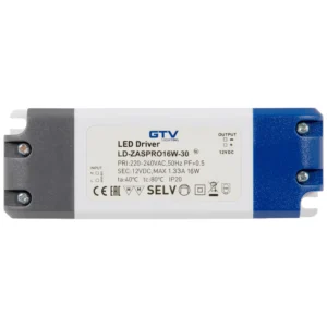 Zasilacz LED 16W 12V IP20 do taśmy LED GTV