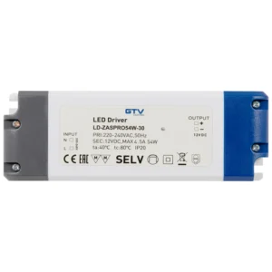 Zasilacz LED 54W 12V IP20 do taśmy LED GTV