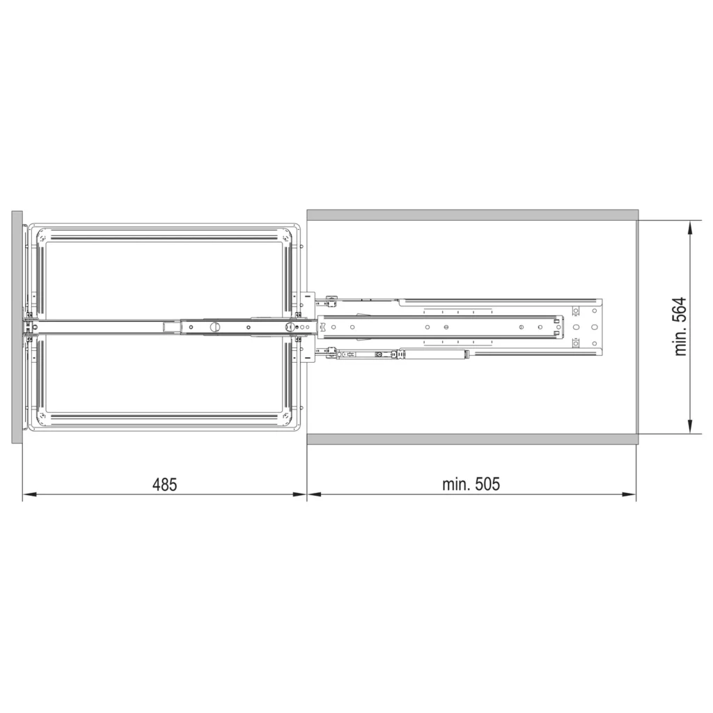 Kosz Cargo Maxi 60 5P Dolne CICHY DOMYK REJS 120kg