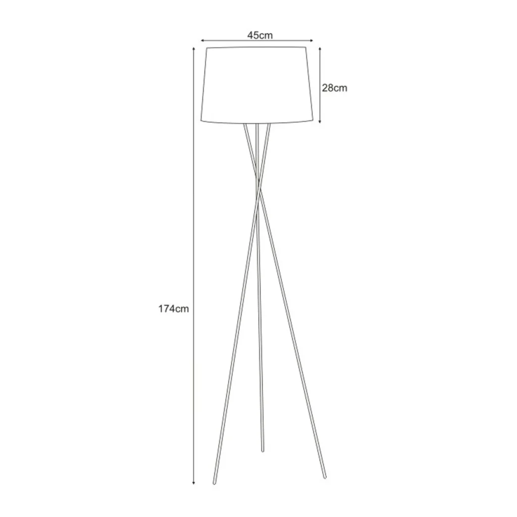 Lampa podłogowa K-4363 z serii REMI WHITE