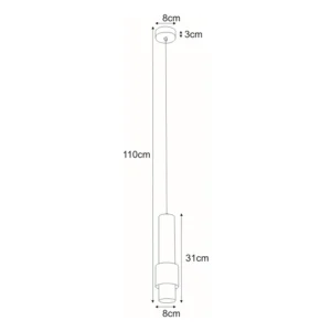 Lampa wisząca K-4716 z serii PERN