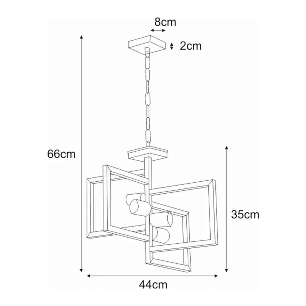 Lampa wisząca K-4036 z serii LAVAYA