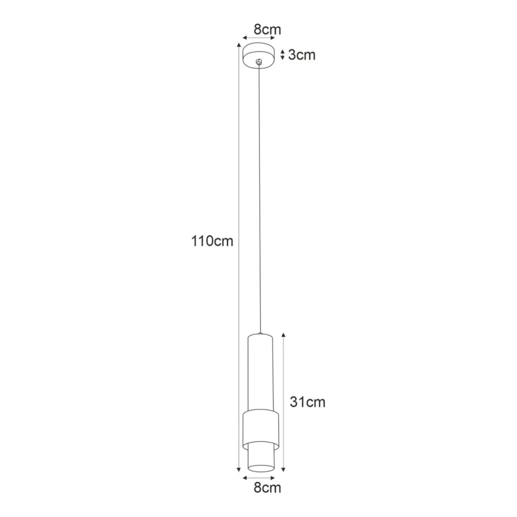 Lampa wisząca K-4544 z serii ROTO
