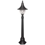 Niska zewnętrzna lampa stojąca K-8134 Czarna z serii BOSTON