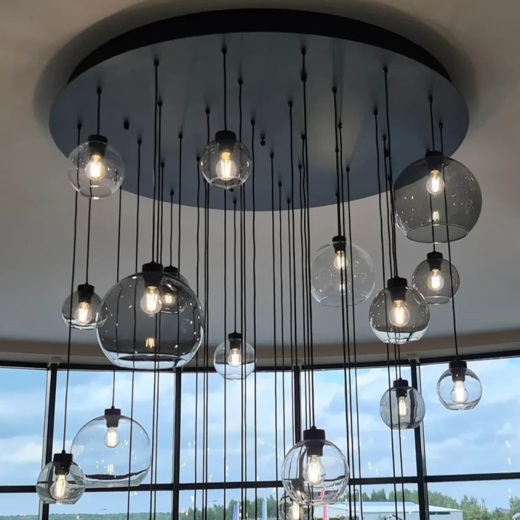 Duży żyrandol KP-20 z serii ROTUNDA