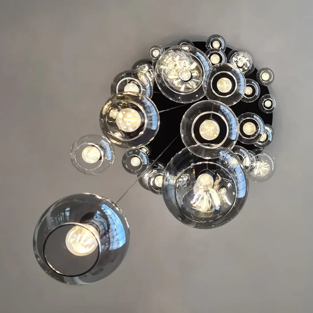 Duży żyrandol KP-20 z serii ROTUNDA
